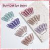 Version 1.0.0 Adhere 7pcs 12ml Cat Eye Nail Polish Gel Kit with Magnetic Stick, Beige Nude Purple Blue Rose Magnetic Cat Eye Gel Nail Polish para uñas Varnish for Manicure