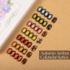 Version 1.0.0 ADHERE 12ml x7 Magnetic Gel Kit with Magnetic Stick, Brown Red Blue Green Orange Cat Eye Gel Polish Holographic Glitter UV LED Nail Varnish for Nail Salon DIY Design