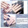 Version 1.0.0 ADHERE 7pcs 12ml Magnetic Cat Eye Nail Polish Gel Polish Set with Magnetic Stick, Soak Off UV Pink Blue Purple Brown Glitter Phantom Magnetic Gel Nail Varnish