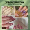 Version 1.0.0 ADHERE 6pcs Chrome Powder Set - Magic Metallic Mirror Finish & Mirror-Like Effect | Non-Toxic, Salon-Quality, DIY Gel Nail Supplies