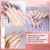 Version 1.0.0 Adhere 12ml 7pcs Cat Eye Nail Polish Gel Kit with Magnetic Stick - Pink Rose Beige Gel Nail Polish Varnish Magnetic Gel Polish Soak Off Nude Manicure Nail Salon