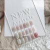 Version 1.0.0 ADHERE 12ml 18pcs Translucent Nude Pink Gel Kit, UV LED Gel Nail Polish, Soak Off Nail Varnish Gel Polish for Manicure Salon DIY Design at Home