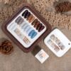Version 1.0.0 ADHERE 12ml 9pcs Nail Polish Kit, Beige Blue Brown UV LED Gel Nail Polish, Soak Off Nail Varnish Gel Polish for Manicure Salon DIY Design at Home