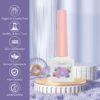 Version 1.0.0 ADHERE 12ml 8pcs Cat Eye Gel Nail Polish Kit with Magnetic Stick - Blue Purple Green Mint Silver White Glitter Shining Magnetic Polish Gel para uñas Nail Varnish