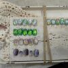 Version 1.0.0 ADHERE 12ml 8pcs Cat Eye Gel Nail Polish Kit with Magnetic Stick - Blue Purple Green Mint Silver White Glitter Shining Magnetic Polish Gel para uñas Nail Varnish